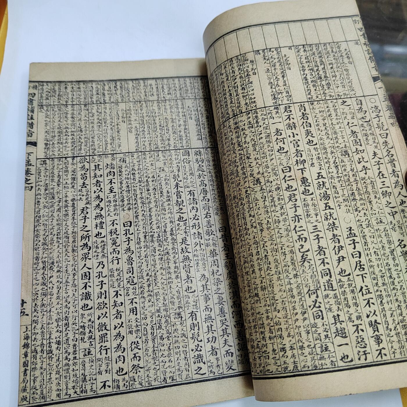 PCAI钱币4-579  古籍纸品小专场 四书补注