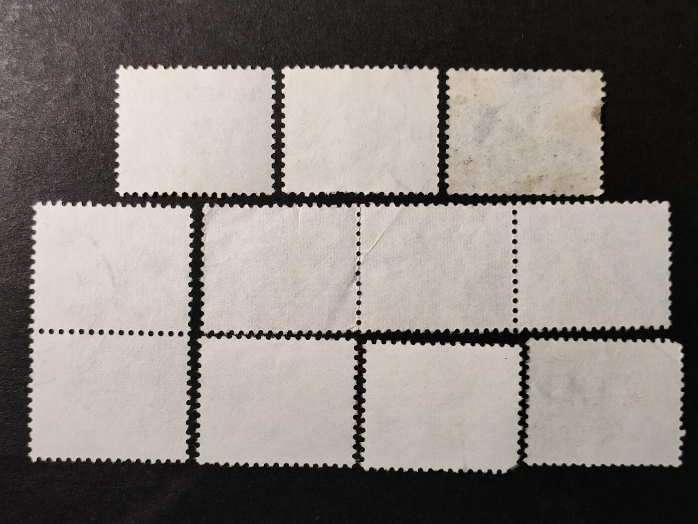 嘉禾收藏    【第365期】            无佣金、可寄存、满30元包邮 葡萄牙邮票，1956年骑马的骑士(出自国王迪尼什的印章)邮票一组