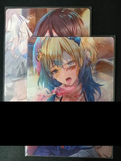 花开卡拍第45期（11月2号周日截拍，品控勿拍!!!拍品不寄存，运费5元，自制卡难免瑕疵，可能存在轻微撞角爆边等出厂瑕疵，品控介意勿拍！） - 光栅卡 清凉妹卡 2张