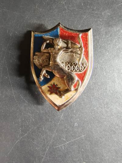 老王徽章第160期 -  法国第74炮兵团证章 