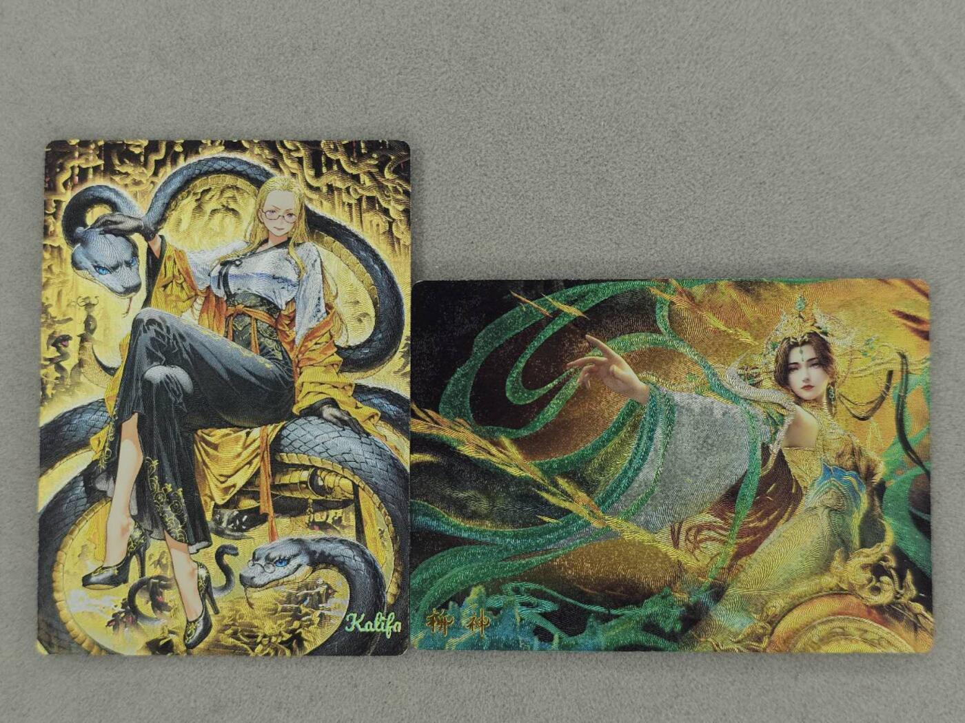 龙虎卡牌第六一场 （无佣金，单场满200元包邮，欢迎送拍） 粗闪2张 奇点 完美世界&海贼王