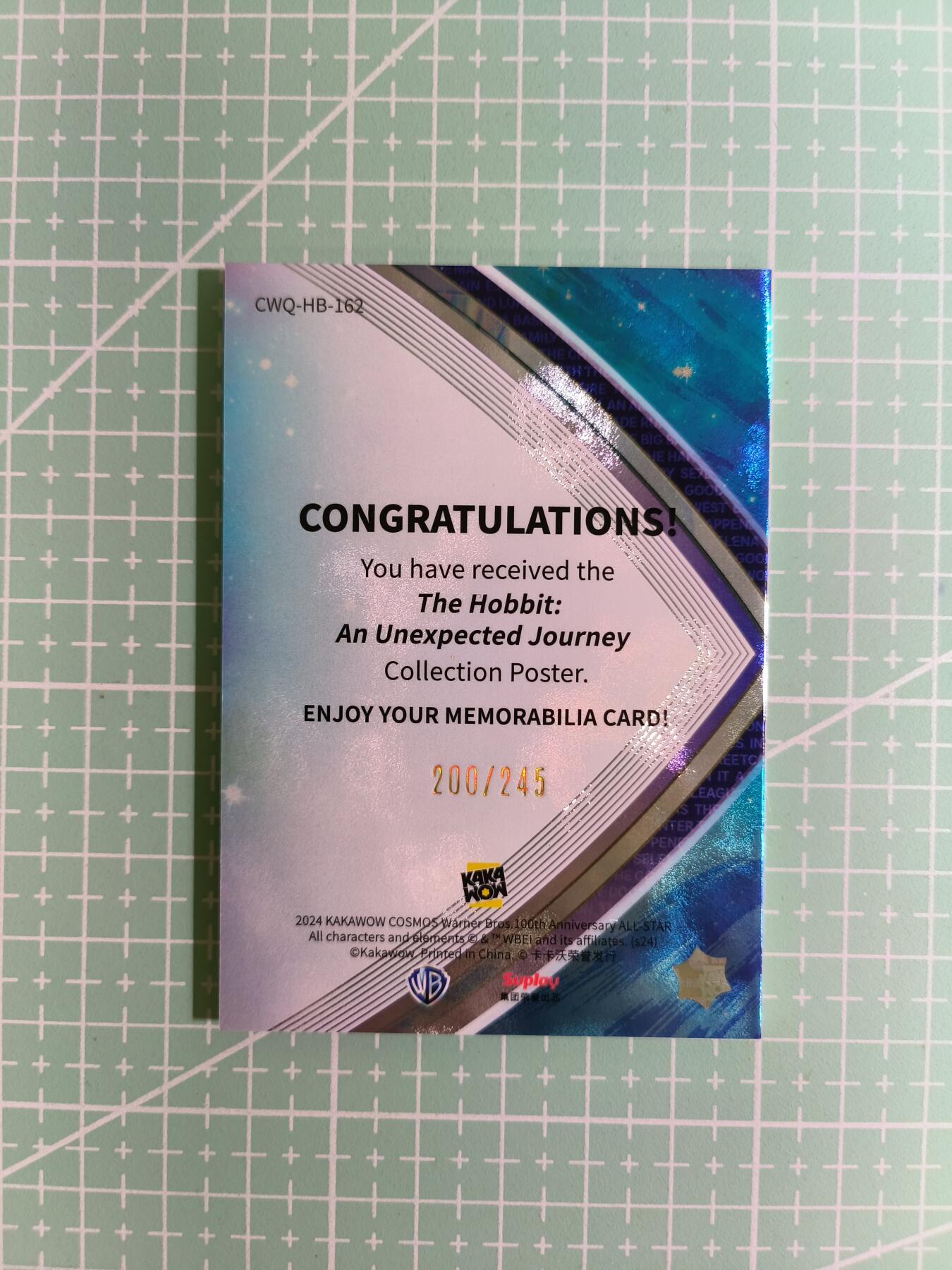 C先生卡牌 第15期 元集纪·刷子签·罐儿签·毒瘤签(持续收拍品中...) 【限编小书卡】卡卡沃《华纳正版》200/245编  霍比特人