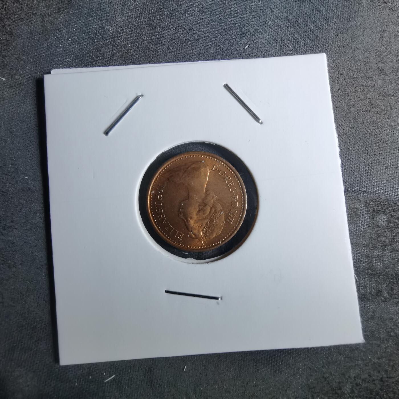 沼泽如烟--第886场 英国1971年半便士