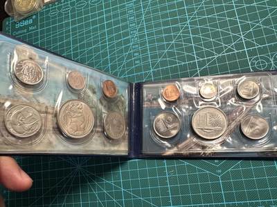 蒂克钱币-第54场 外国精品套币 银币专场 - 新加坡+马来西亚 套币各一组