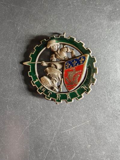 老王徽章第160期 -  法国第1铁路运输团证章