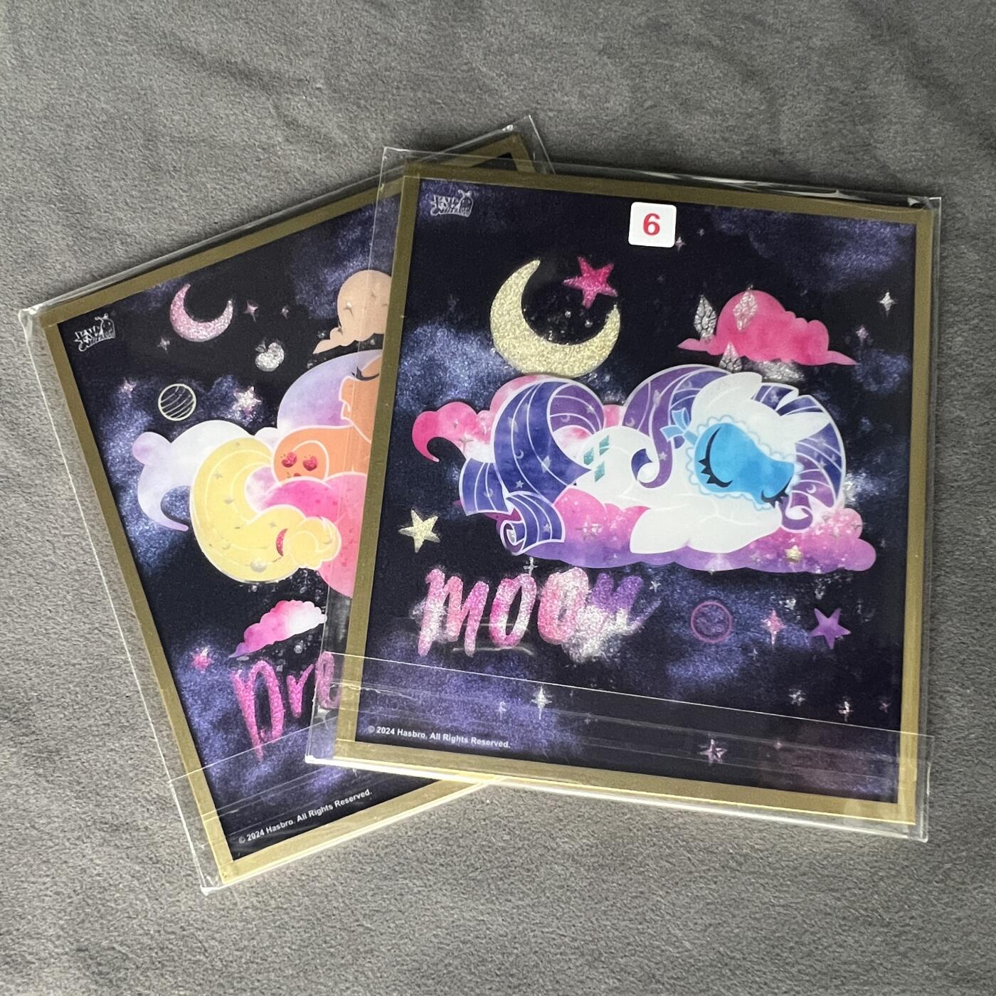 锦色铺子的潮玩第四期 🌸🌸🌸免佣金🌸 🌸🌸   卡游 小马宝莉SweetDeam色纸 第一弹 2张