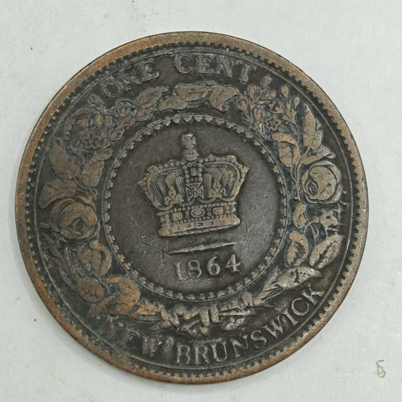 【淘币小摊】限时拍第七百八十四拍  老铜币场  满百包邮可预留两周  周一统一发货  新布伦瑞克1864年维多利亚一分铜币