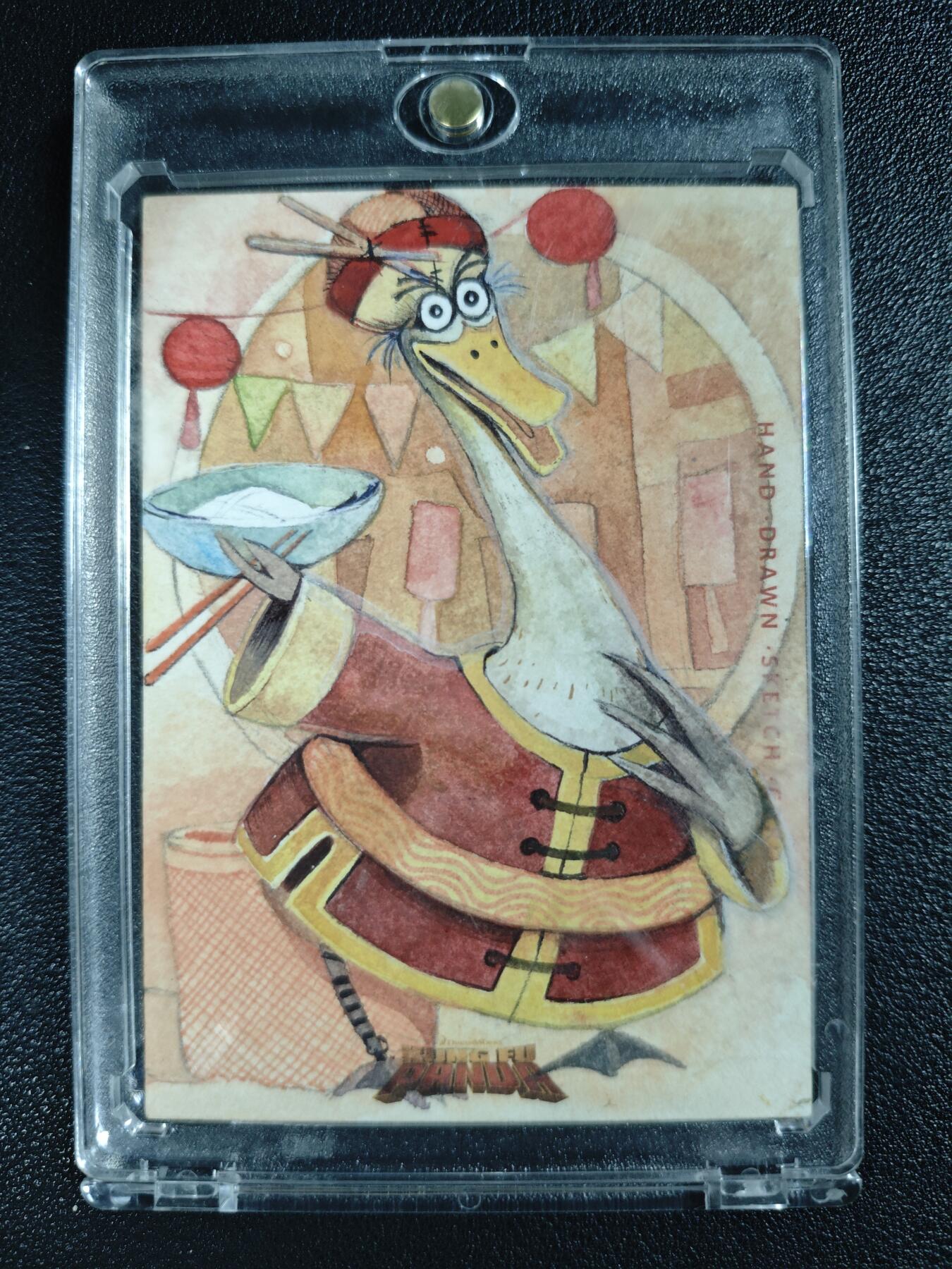 天玑星卡拍第134期《11.3周一截拍》持续收拍收评中 满赠卡需备注 【手绘卡】功夫熊猫 老爹 手绘卡