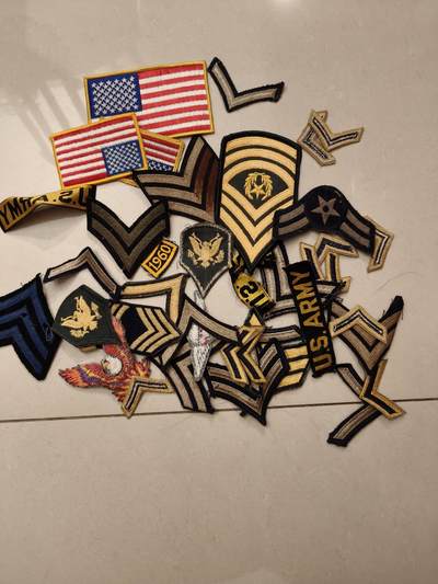 老王徽章第160期 - 美国军衔和国际识别臂章一组