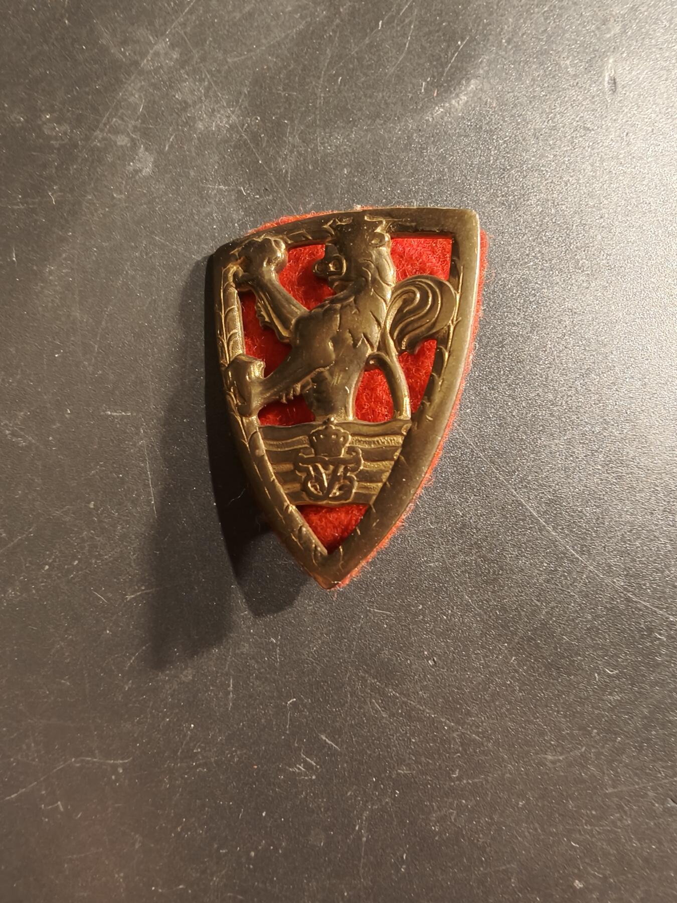 老王徽章第160期 丹麦法尔斯特步兵团帽徽 1679年成立，1846年解散 