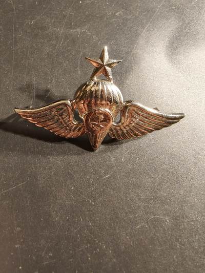 老王徽章第160期 - 沙特阿拉伯空降兵技能章 一星勋饰