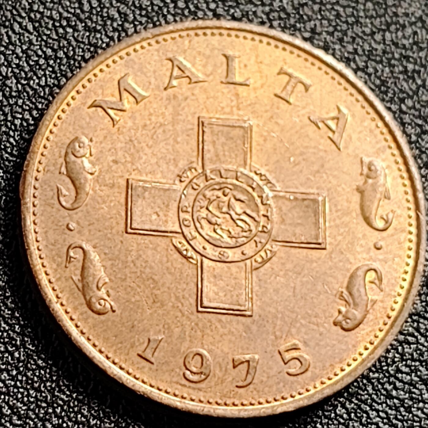 泉币菌-第122场-精品福利场 带光美品 马耳他1分硬币 圣乔治十字旗 摇钱树青铜 欧洲币