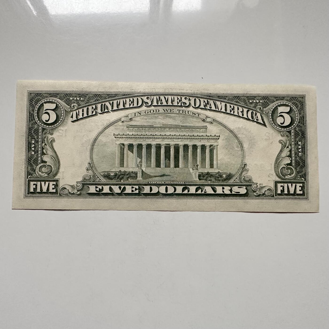 🌹外币初藏🌹🐯2025年第122场  每周二四六晚8️⃣点 接代拍 美国1985年5美元 全新c