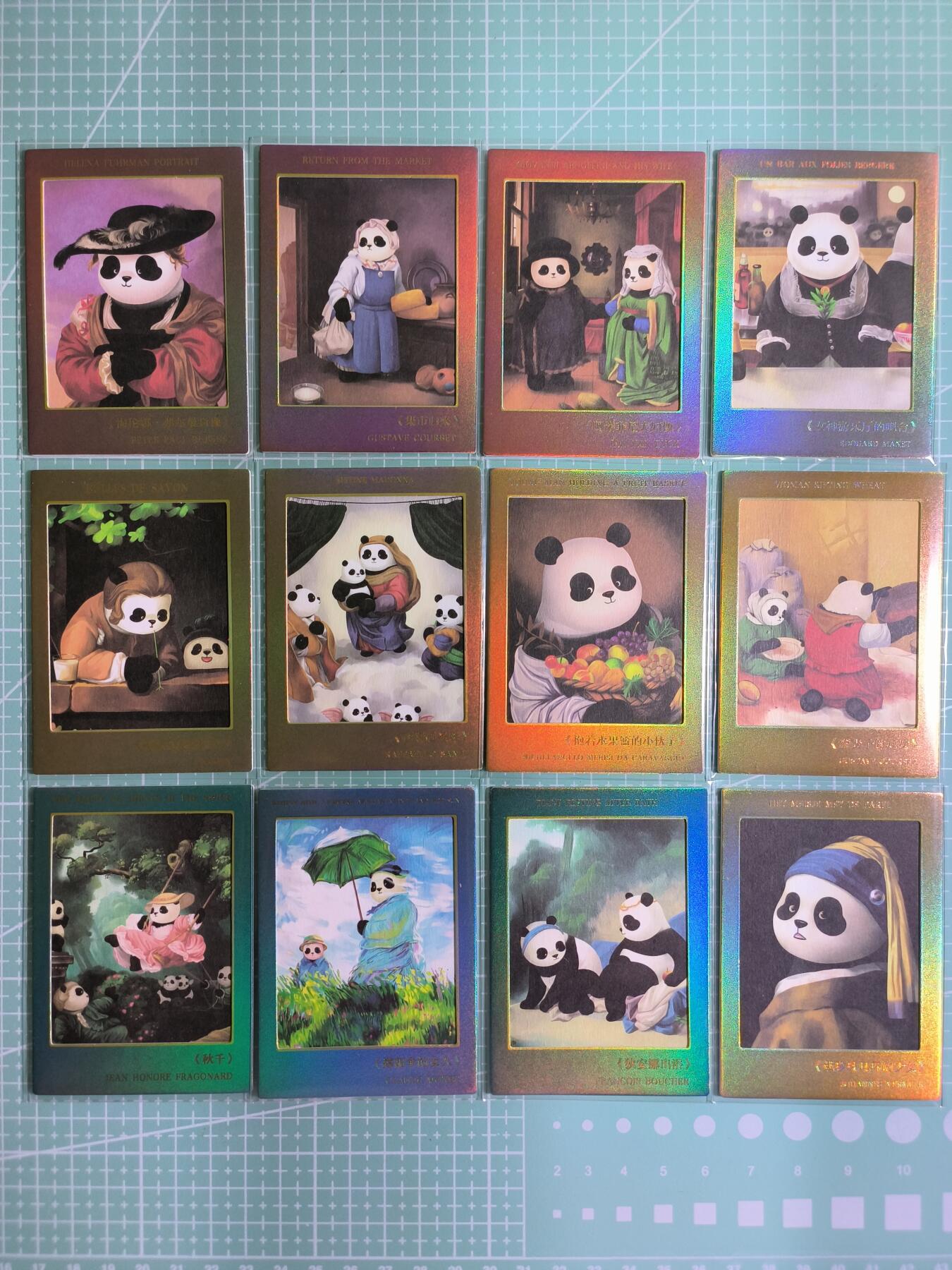 C先生卡牌 第15期 元集纪·刷子签·罐儿签·毒瘤签(持续收拍品中...) 【彩闪】卡韵文化 《不止黑白》世界名画 12张