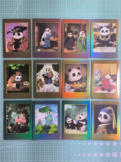 C先生卡牌 第15期 元集纪·刷子签·罐儿签·毒瘤签(持续收拍品中...) - 【彩闪】卡韵文化 《不止黑白》世界名画 12张