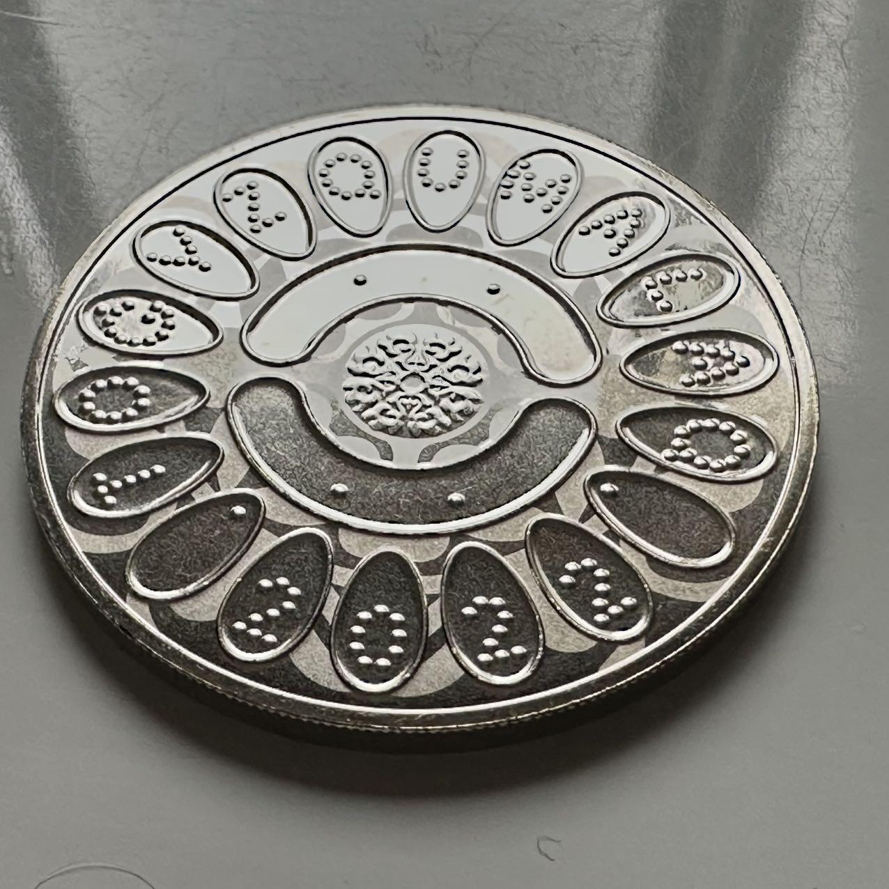 🌹外币初藏🌹🐯2025年第122场  每周二四六晚8️⃣点 接代拍 哈萨克斯坦2022年九颗石子游戏100坚戈纪念币 发行量2万枚 精制币a