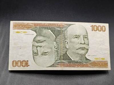 【淘币小摊】实时拍第七百八十三拍   无佣金纸币福利场   满百包邮可预留二周 每周一统一发货   - 巴西1000克鲁塞罗