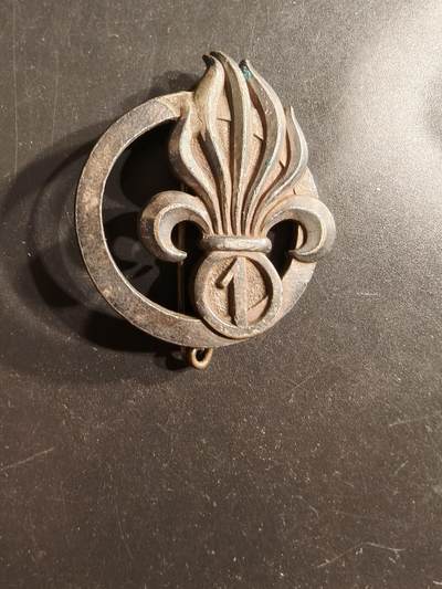 老王徽章第160期 - 法国外籍军团第1骑兵团贝雷帽徽