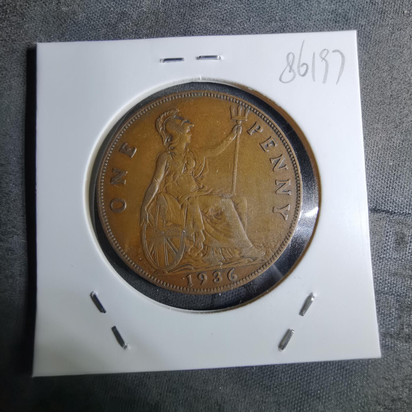 沼泽如烟--第886场 英国1936年1便士