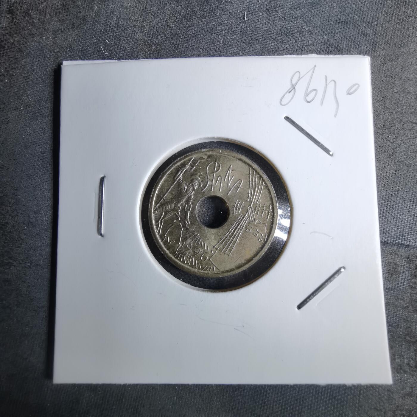 沼泽如烟--第886场 西班牙1996年25比塞塔