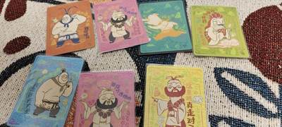 秋原瞳的小店第二十七期（持续收拍，11月秋意正浓，冬欲近，暖心囤卡好时光） - 卡游浪浪山lr卡位8张——6张不同，师徒4人都在