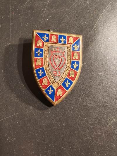 老王徽章第160期 -  法国第93步兵团证章