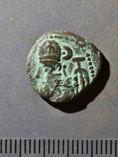 81期回流戒指饰品杂件纪念章丝路钱币专场 - 埃兰王朝铜币