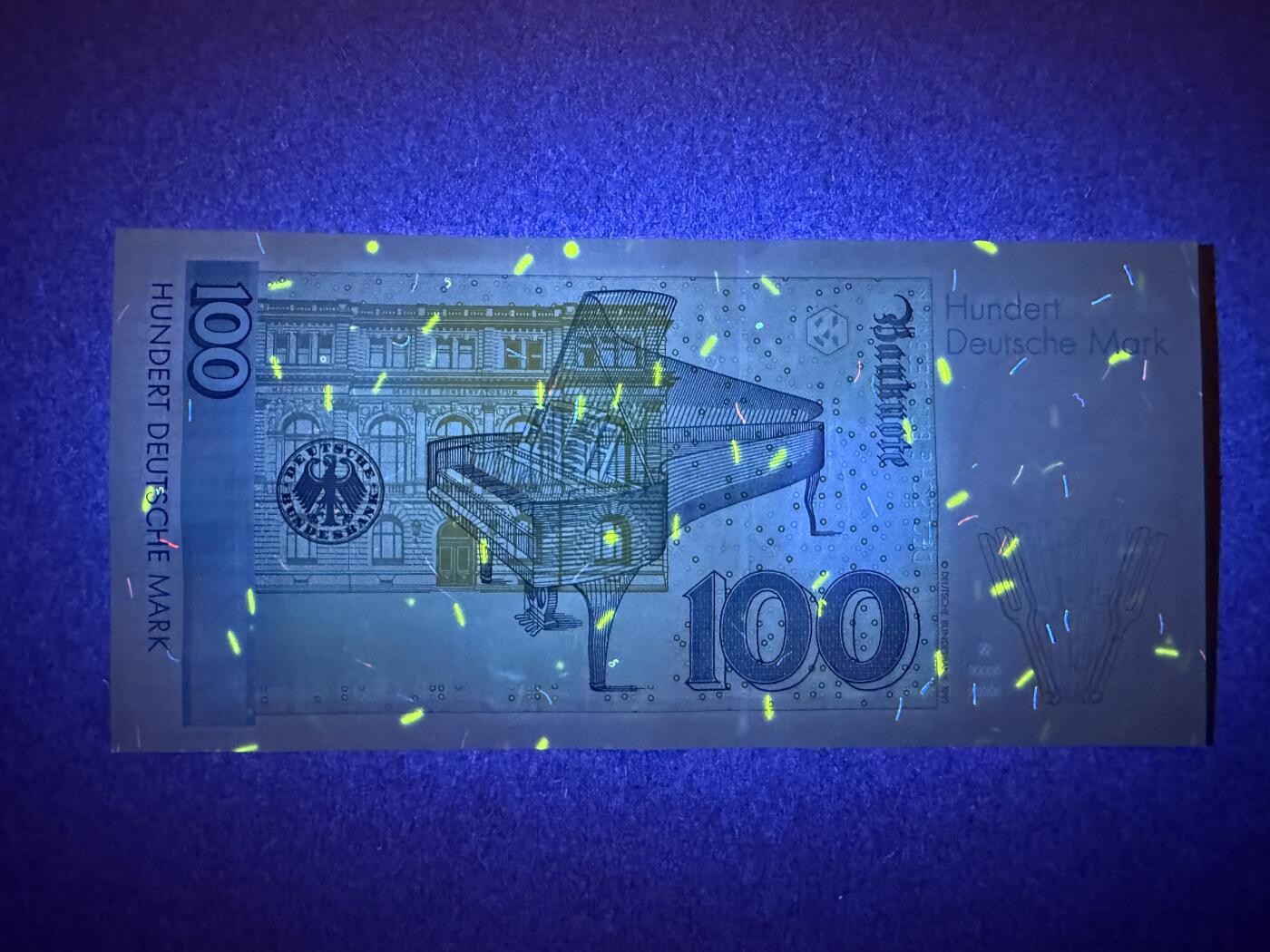 《艾美收藏》第218期-11.2周日外币荟萃 德国100马克 UNC 1996年 全息版克拉拉 无4