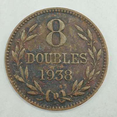 【淘币小摊】限时拍第七百八十四拍  老铜币场  满百包邮可预留两周  周一统一发货  - 根西岛1938年8道布铜币