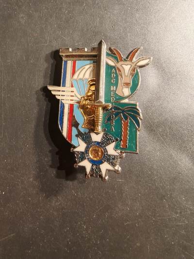 老王徽章第160期 - 法国第17伞降工兵团海湾战争幼鹿军事行动证章