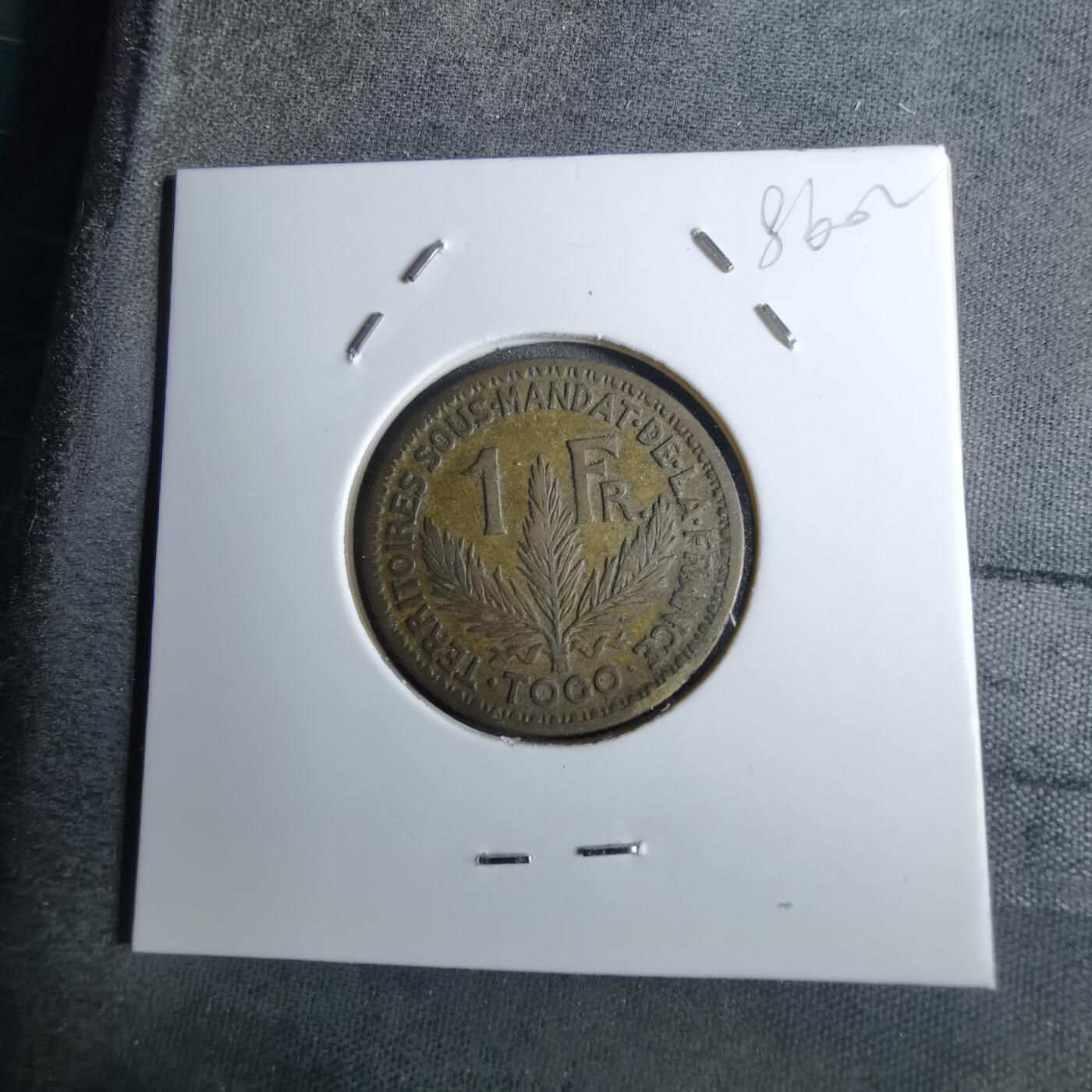 沼泽如烟--第886场 多哥1924年1法郎