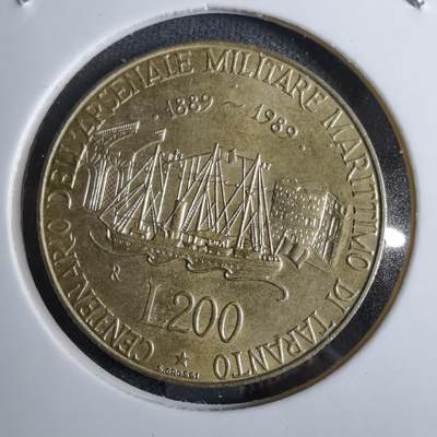 沼泽如烟--第886场 - 意大利1989年200里拉