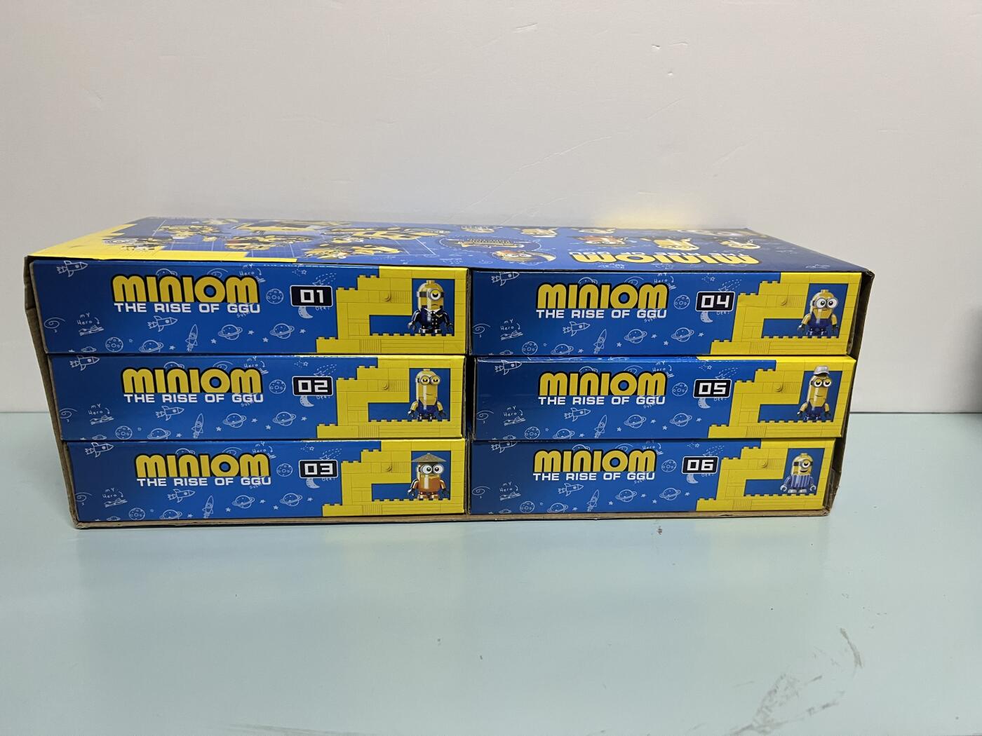 零元拍：小黄人 积木套装 共六盒 全新未拆封