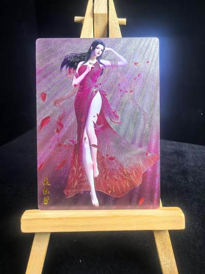 第二十八场  无佣金 不寄存 不收拍 卡牌设有底价 拒绝小号抬价 大家放心拍 所有拍品全部有卡膜 自制卡牌 不包厂瑕 放大镜 品控 勿拍 流拍商品会循环 感谢大家支持 留个关注 不定时上新 谢谢 - 奇点卡牌 美杜莎女王粗闪