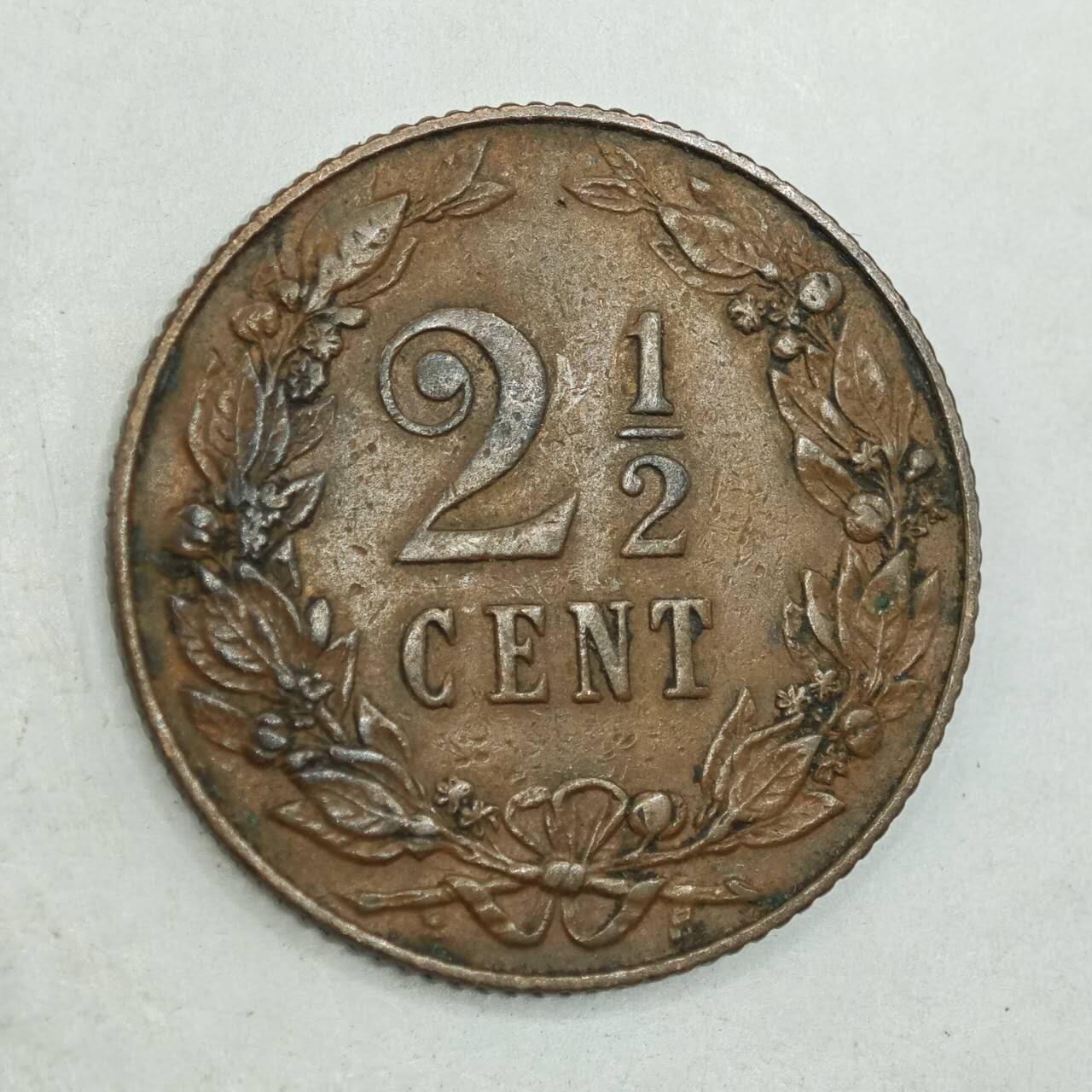 【淘币小摊】限时拍第七百八十四拍  老铜币场  满百包邮可预留两周  周一统一发货  荷兰1904年2.5分铜币