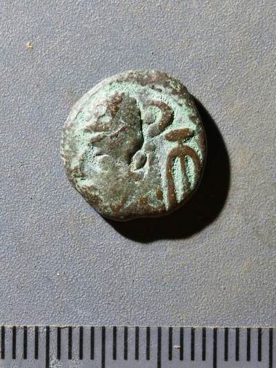 81期回流戒指饰品杂件纪念章丝路钱币专场 - 埃兰王朝铜币