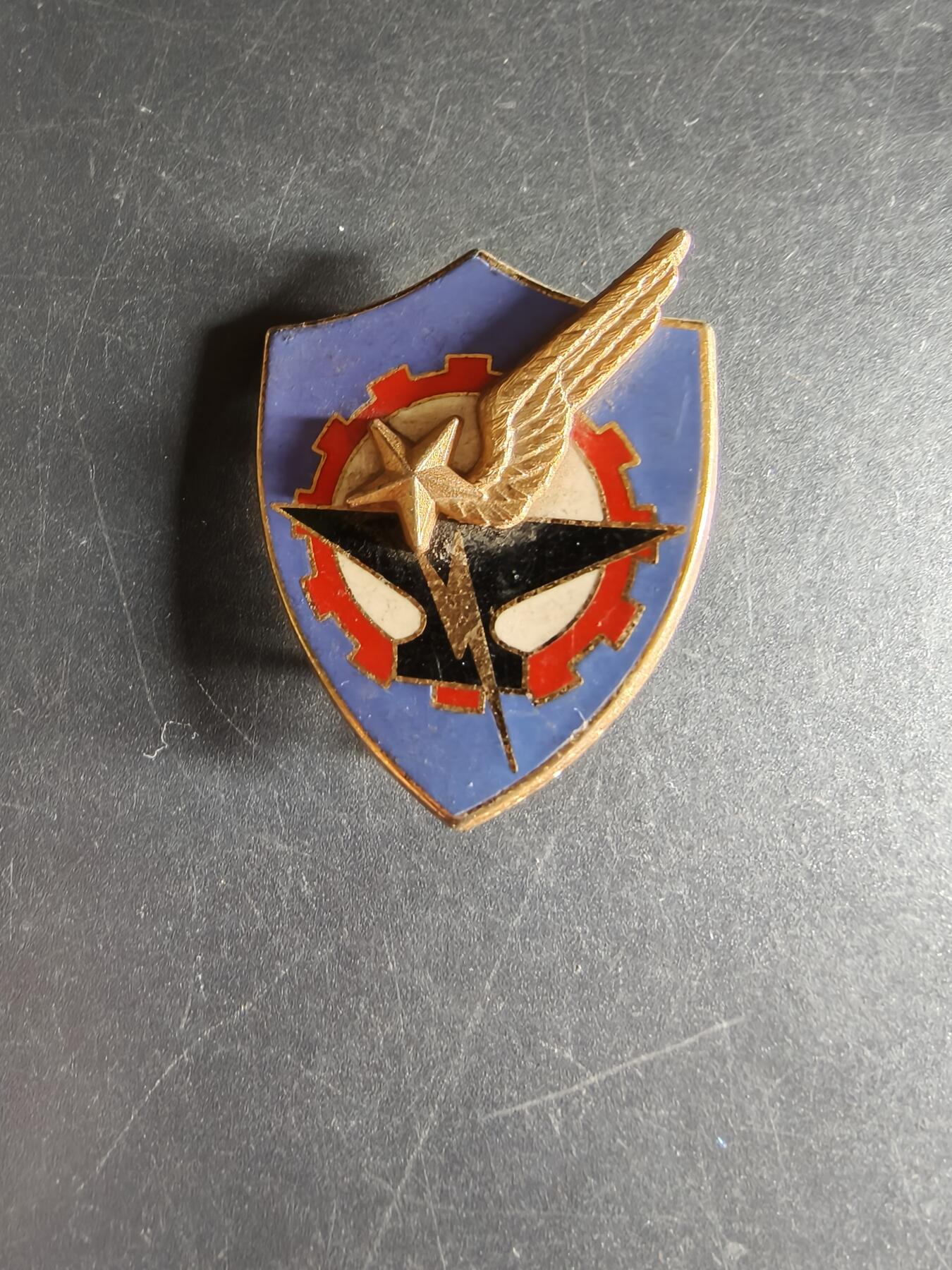 老王徽章第160期  法国空军昂贝略-昂比热空军基地证章  