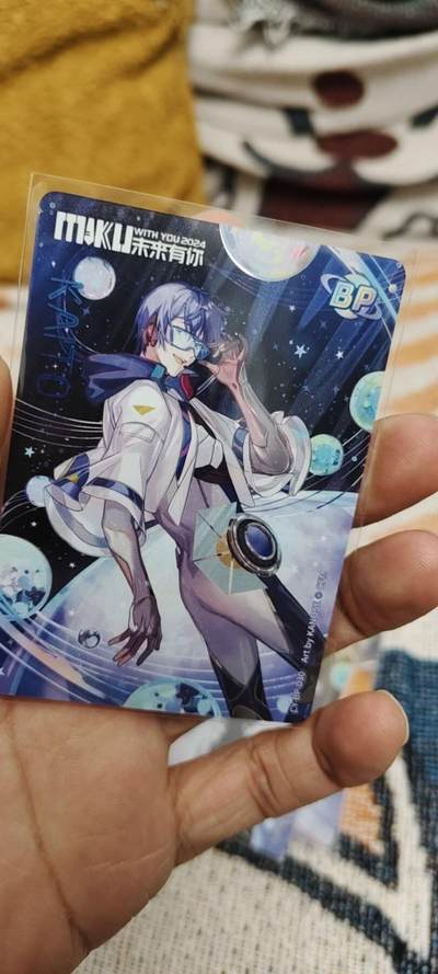 秋原瞳的小店第二十七期（持续收拍，11月秋意正浓，冬欲近，暖心囤卡好时光） - 卡游初音绝版bp——无情的男人，实物超帅