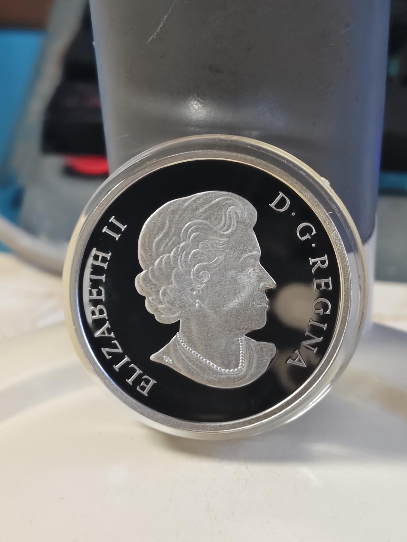 第180期拍卖【长期征集拍品】【北京币展专场】 加拿大2011年英国皇室威廉王子纪念银币2枚套装，925银，30克*2