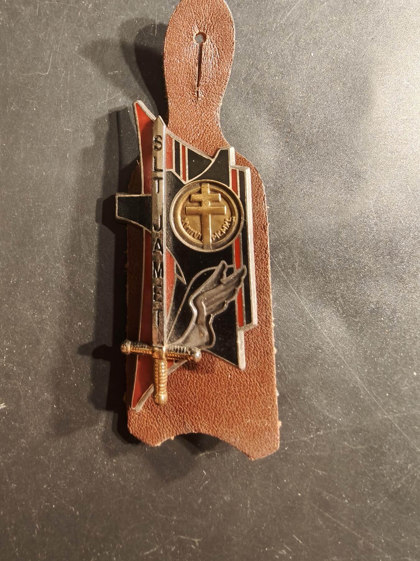 老王徽章第160期 法国圣西尔军校预备役第4营学员晋升证章 