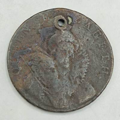 【淘币小摊】限时拍第七百八十四拍  老铜币场  满百包邮可预留两周  周一统一发货  - 英国半便士铜币代币