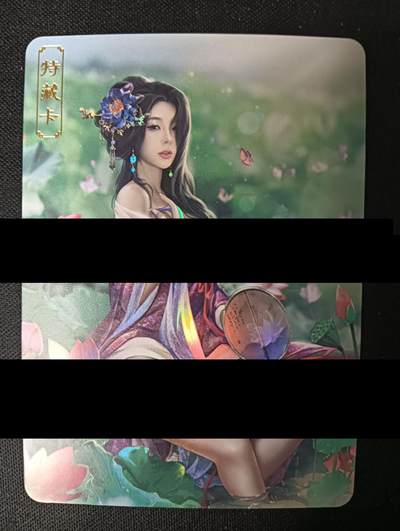 花开卡拍第45期（11月2号周日截拍，品控勿拍!!!拍品不寄存，运费5元，自制卡难免瑕疵，可能存在轻微撞角爆边等出厂瑕疵，品控介意勿拍！） - 卡将绝代芳华杜秋娘 编号113 特藏卡