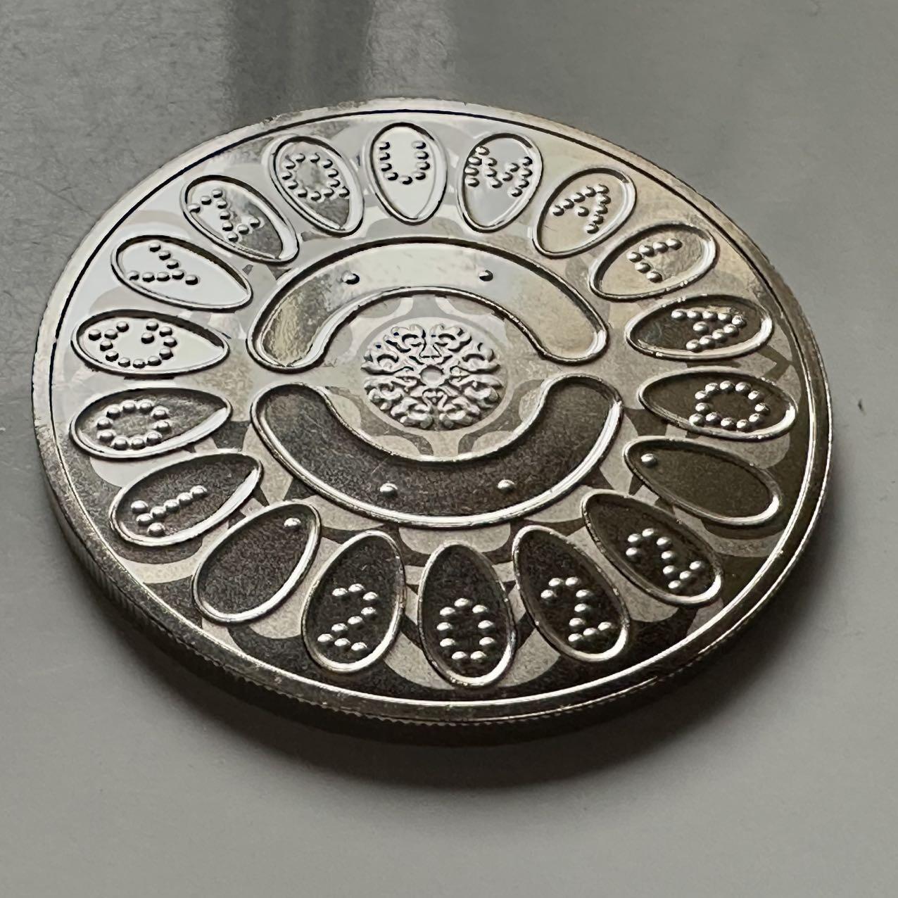 🌹外币初藏🌹🐯2025年第122场  每周二四六晚8️⃣点 接代拍 哈萨克斯坦2022年九颗石子游戏100坚戈纪念币 发行量2万枚 精制币b