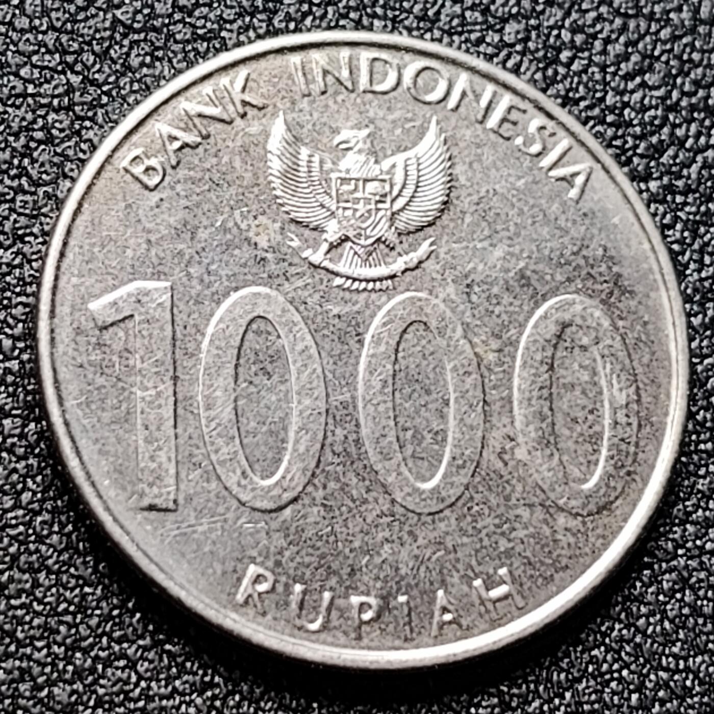 泉币菌-第121场-精品福利场 印度尼西亚1000盾 24mm 亚洲币