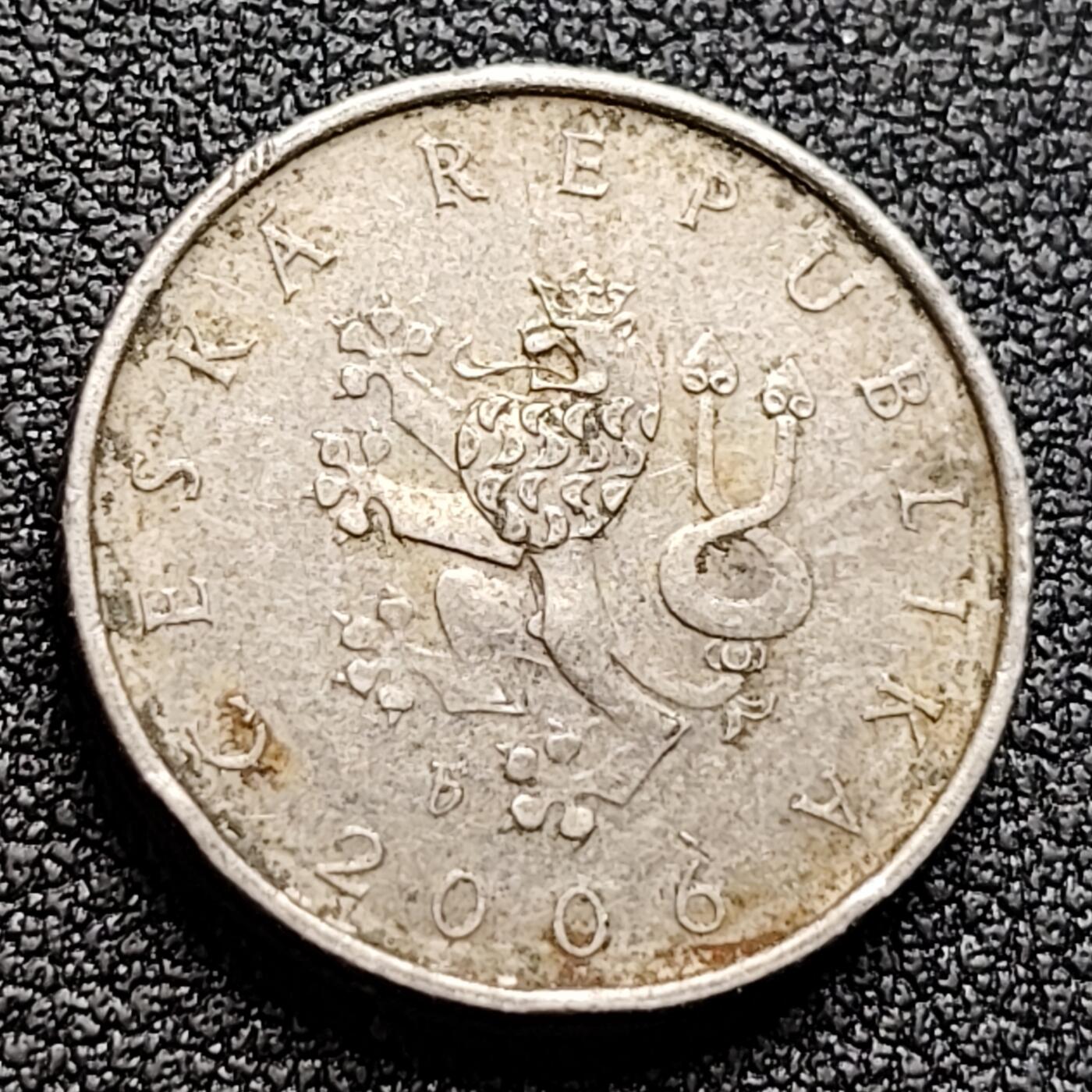 泉币菌-第122场-精品福利场 捷克共和国1克朗 双尾狮