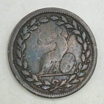 【淘币小摊】限时拍第七百八十四拍  老铜币场  满百包邮可预留两周  周一统一发货  - 英国半便士铜币代币