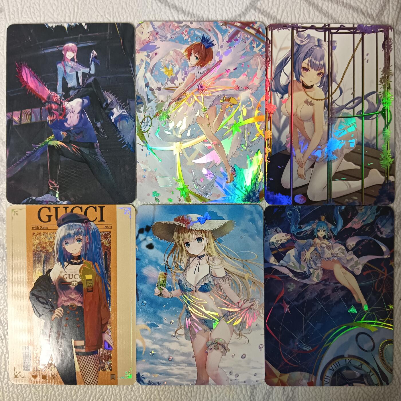 花开卡拍第45期（11月2号周日截拍，品控勿拍!!!拍品不寄存，运费5元，自制卡难免瑕疵，可能存在轻微撞角爆边等出厂瑕疵，品控介意勿拍！）