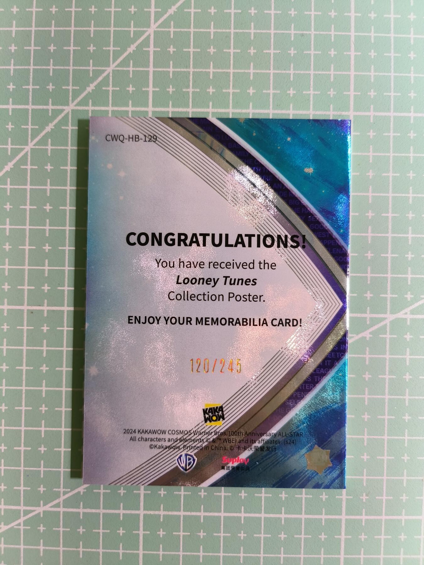 C先生卡牌 第15期 元集纪·刷子签·罐儿签·毒瘤签(持续收拍品中...) 【限编小书卡】卡卡沃《华纳正版》120/245编  兔八哥