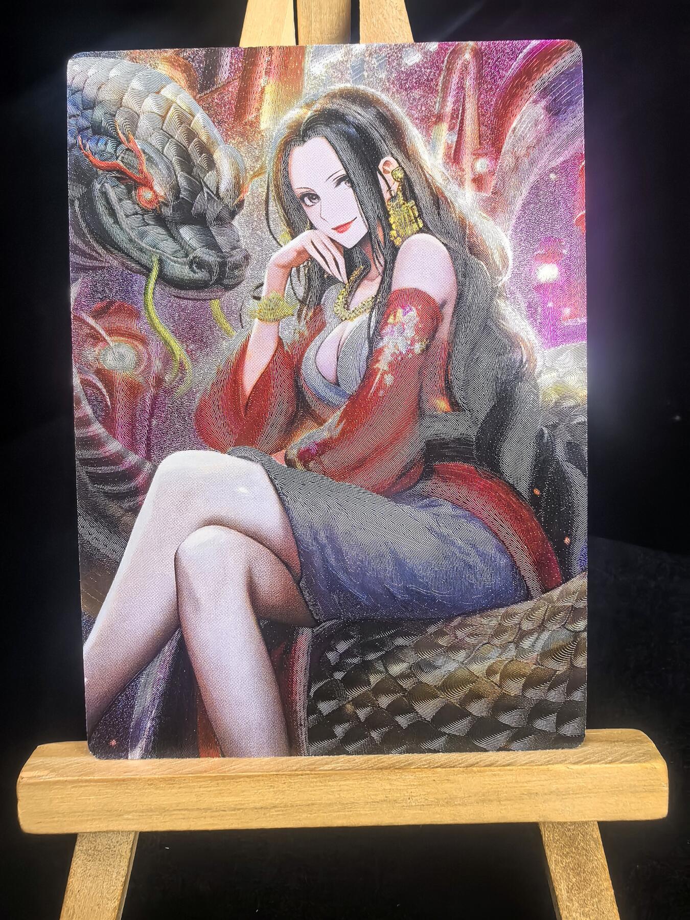 第二十八场  无佣金 不寄存 不收拍 卡牌设有底价 拒绝小号抬价 大家放心拍 所有拍品全部有卡膜 自制卡牌 不包厂瑕 放大镜 品控 勿拍 流拍商品会循环 感谢大家支持 留个关注 不定时上新 谢谢 奇点卡牌 海贼女帝