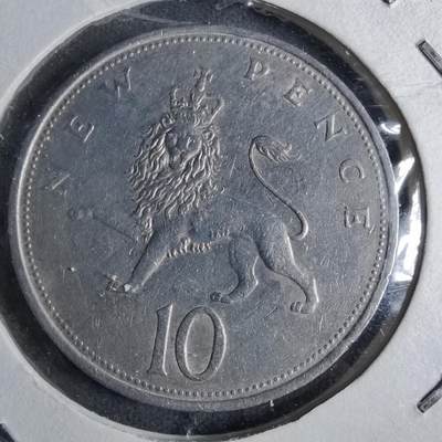 沼泽如烟--第886场 - 英国1969年10便士